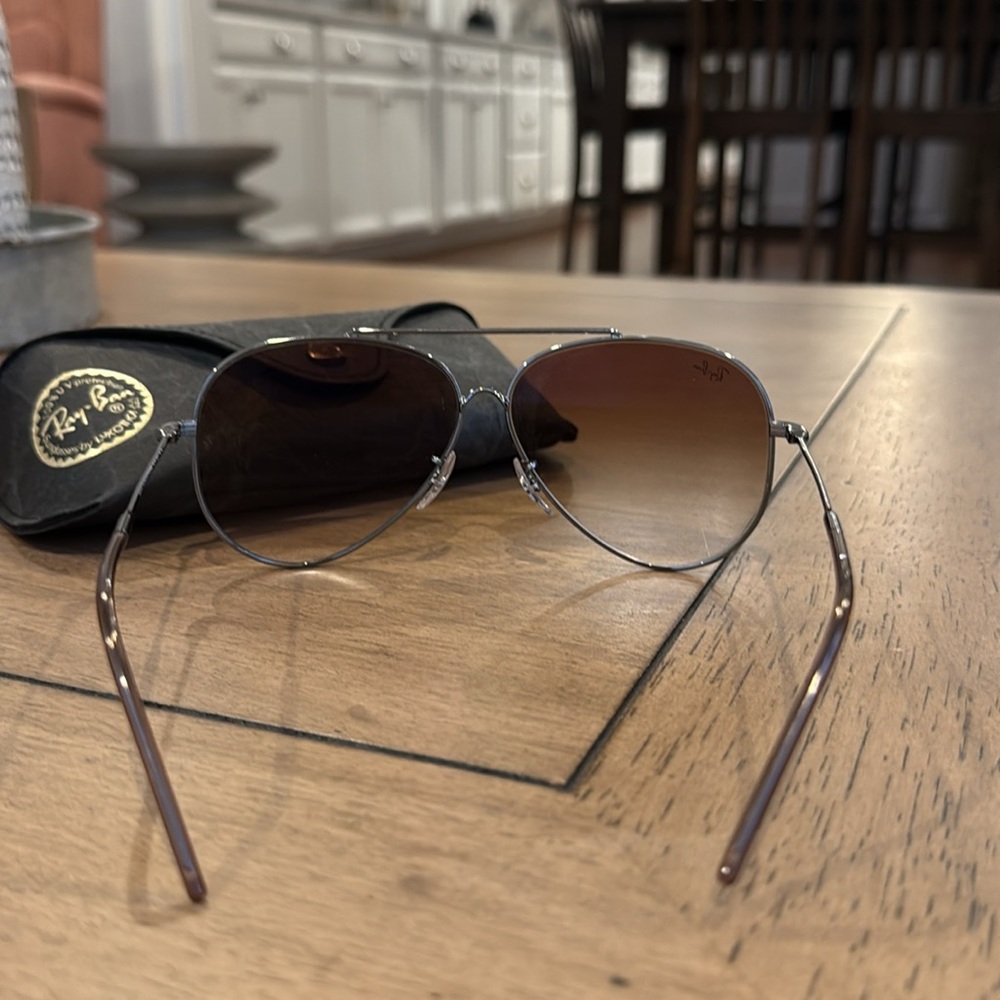 Ray Ban Aviator Reverse Sunglasses - Picture 7 of 7